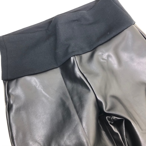 Assets- Spanx Black faux leather leggings size: S - Picture 9 of 10